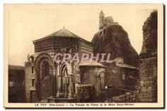 CPA Le Puy Hte Loire Le Temple de Diane et le Mont Saint Michel 