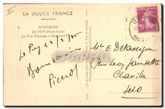 CPA Le Puy Auveragne Haute Loire La Tour Pannessac et Boulevard 