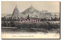 CPA Le Puy Vue generale prise du Pont Neuf 