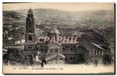 CPA Le Puy La Cathedrale vue laterale 