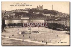 CPA Lyon Place Bellecour tracee en 1617 