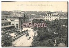 CPA Lyon Gare de Perrache et Hotel Terminus 