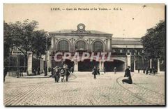 CPA Lyon Gare de Perrache et les Voutes 