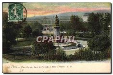 CPA Lyon Place Carnot Gare de Perrache et Hotel Terminus 