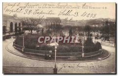 CPA Lyon La Gare de Perrache et les Jardins Hotel Terminus 