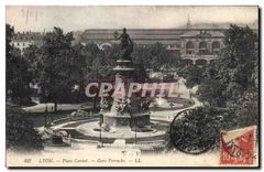 CPA Lyon Place Carnot Gare Perrache 