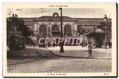 CPA Lyon Gare de Perrache Tramway