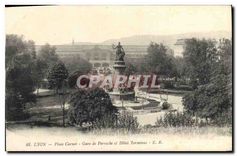 CPA Lyon Place Carnot Gare de Perrache et Hotel Terminus 