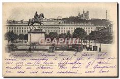 CPA Lyon Panorama de la Place Bellecour 