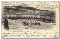 CPA Lyon Panorama de la Place Bellecour 