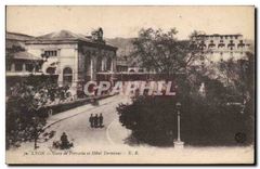 CPA Lyon Gare de Perrache et Hotel Terminus 