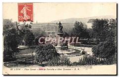 CPA Lyon Place Carnot Gare de Perrache et Hotel Terminus 