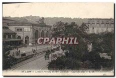 CPA Lyon La Gare Perrache et Hotel Terminal Cours du Midi 