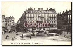 CPA Lyon Place des jacobins La Fontaine 