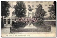 CPA Lyon Statue de Josephin Soulary 