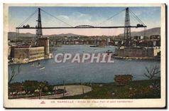 CPA Marseille Entree du Vieux Port et Pont Transbordeur 