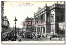CPA Marseille La Bourse et le Vieux Port 