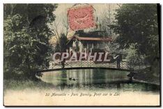 CPA Marseille Parc Borrely Pont sur le Lac 