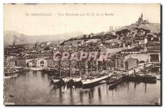 CPA Marseille Vue generale sur N D de la Garde 