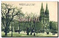 CPA Marseille Cours du Chapitre et l'Eglise des Reformes 