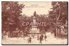 CPA Marseille Monument des Mobiles et les Allies 