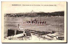 CPA Marseille Panorama de la Corniche Vue prise du Chateau d'lf 