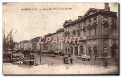 CPA Marseille Le Quai du Port et la Mairee 