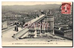 CPA Marseille Panorama pris de Notre Dame de la Garde Cote Nord 