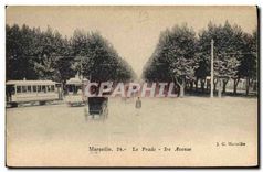 CPA Marseille Le Prade Ire Avenue Tramways 