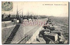CPA Marseille Promenade de la Jetee 