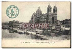 CPA Marseille Cathedrale et Canal Saint Jean 