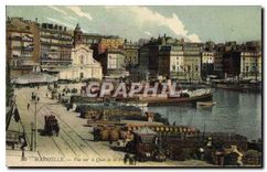 CPA Marseille Vue sur le quai de la Fraternite