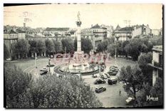 CPA Marseille B du R Place Castellane et Fontaine Cantini 