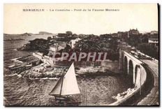 CPA Marseille La Corniche Pont de la Fausse Monnale 
