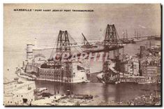 CPA Marseille Fort Saint Jean et Pont Transbordeur 