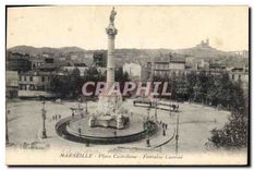 CPA Marseille Place Castellane Fontaine Cantini 