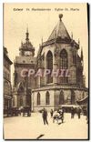 CPA Colmar St Martinskirche Eglise St Martin 