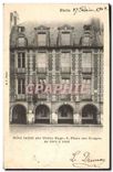 CPA Paris Hotel Habite par Victor Hugo Place des Vosges 
