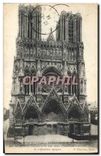 CPA La Cathedrale de Reims par les barbures Tentons 
