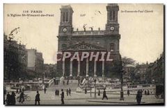 CPA Paris L'Eglise St Vincent de Paul 