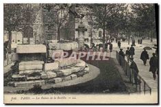 CPA Paris Les Ruines de la Bastille 