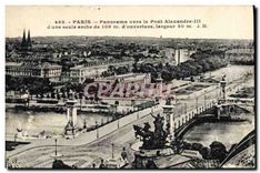 CPA Paris Panorama vers le Pont Alexandre III 