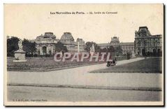 CPA Les Merveilles de Paris Jardin du Carrousel 