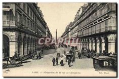 CPA Paris Perspective de la rue de Castiglione 