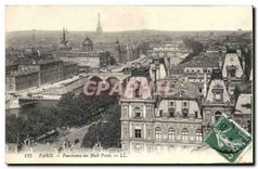 CPA Paris Panorama des Huit Ponts Tour Eiffel
