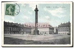 CPA Paris La Colonne Vendome 