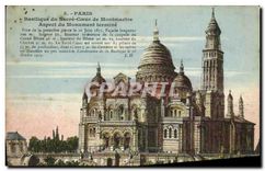 CPA Paris Basilique du Sacre Coeur de Montmartre aspect du Monument termine 