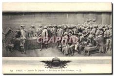 CPA Paris Chambre des Deputes Bas Relief des Etats Generaux 