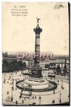 CPA Paris Colonne de Juillet Place de la Bastille 