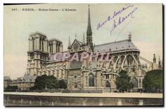 CPA Paris Notre Dame L'Abside 